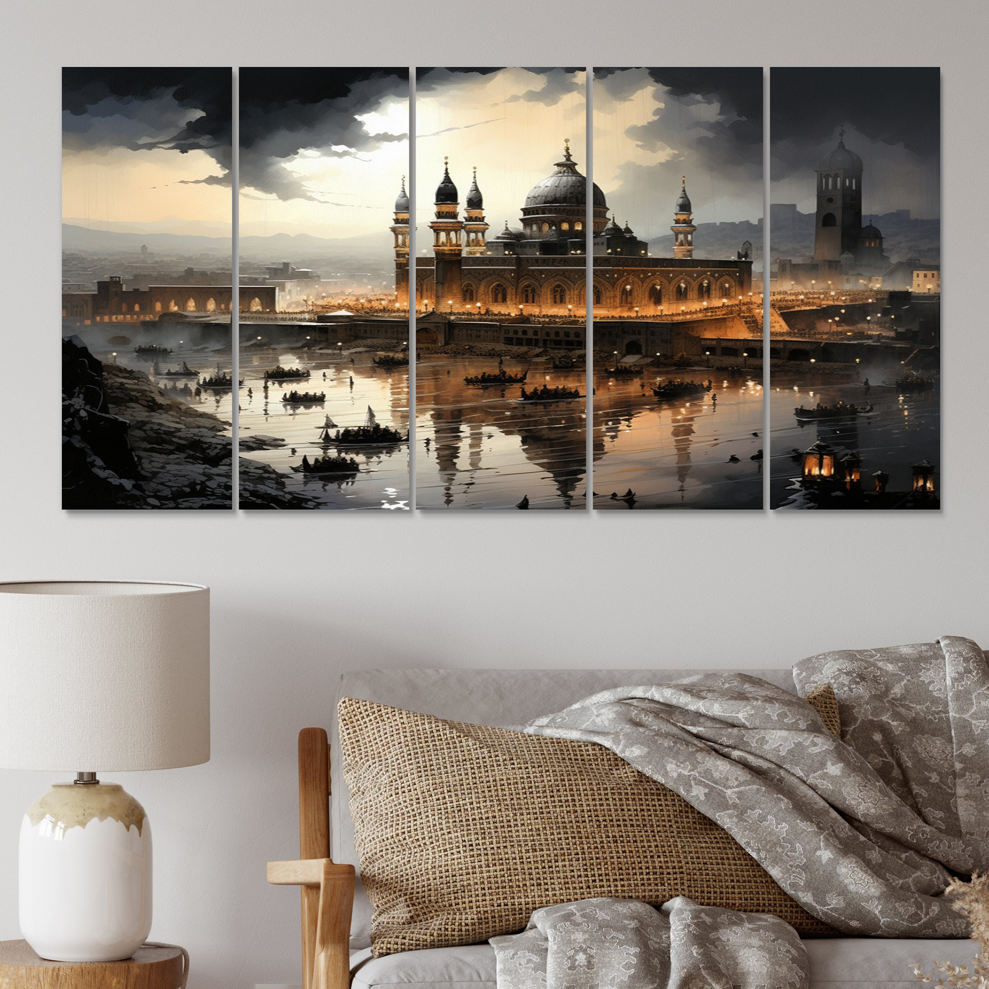 Latitude Run® Islam Art The Holy I Islamic Metal Wall Decor Set